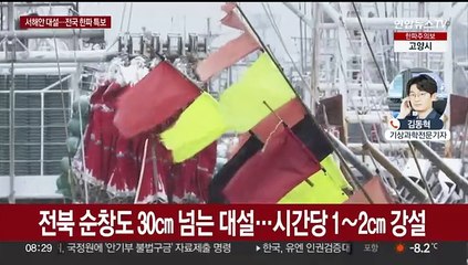 서해안 최고 40㎝ 폭설…서울 체감 -17도 한파