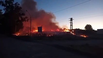 Incendio en Monte Hermoso
