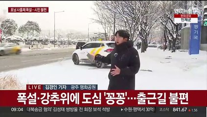 호남 사흘째 폭설에 최고 33㎝ 쌓여…제주공항 항공편 운항 차질