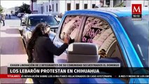 Los LeBarón llegan a Chihuahua; exigen liberación de integrantes secuestrados