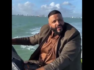 DJ Khaled Jet-Skis In A Suit