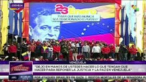 Pdte. de Venezuela, Nicolás Maduro, convocó al pueblo a defender la democracia y la paz