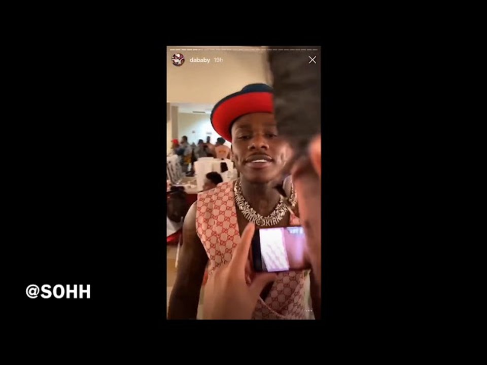 DaBaby Turns Up Backstage At BET Hip-Hop Awards