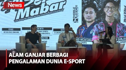 Alam Ganjar Bagikan Pengalaman Dunia E-Sport ke Anak Muda Kota Semarang
