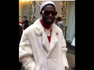 Gucci Mane Takes On New York City As Santa Claus
