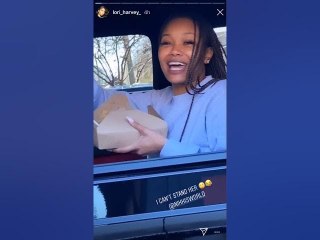 Lori Harvey Shows Off Booty In Gym Workout