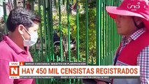 Hay 450 mil censistas registrados