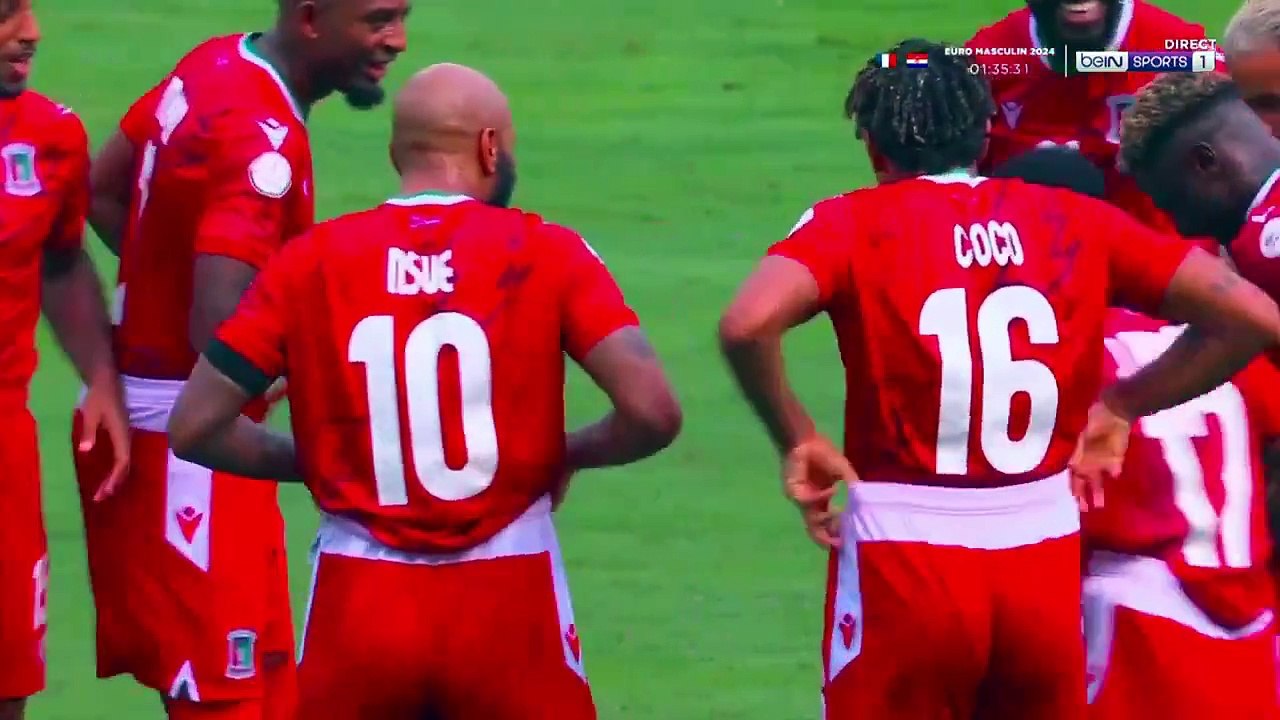 CAN 24 : La célébration insolite des joueurs de la Guinée Equatoriale amuse