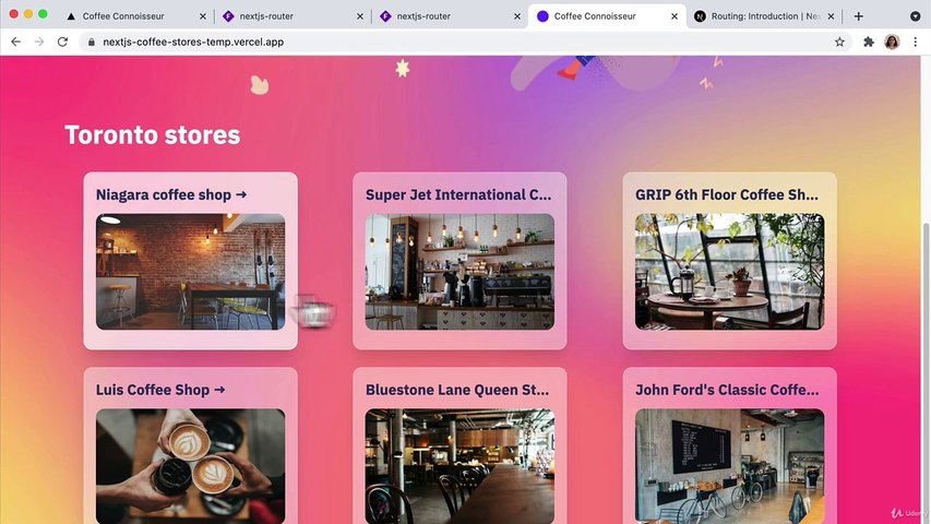#26 Add routing for Coffee Store Page