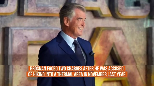 IN CASE YOU MISSED IT: Pierce Brosnan pleads not guilty to 'petty offences'