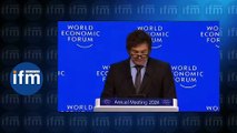 Presidente de Argentina y su discurso en Davos