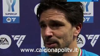 Napoli-Fiorentina 3-0 18/1/24 intervista post-partita Giovanni Simeone