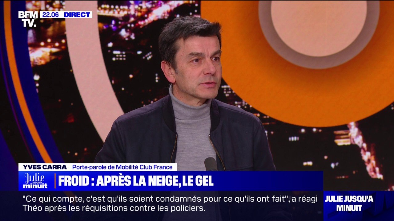 "Si on a un métier qui oblige à sortir, il faut s'équiper": Les conseils d'Yves Carra (porte-parole du Mobilité Club France) pour rouler sur la neige