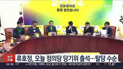 류호정, 오늘 정의당 당기위 출석…탈당 수순