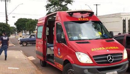 Motociclista fica ferido em acidente no Bairro Pacaembu