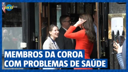 Membros da coroa com problemas de saúde