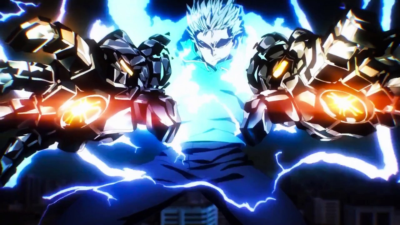 Genos \u0026 Saitama destroys Meteor | One Punch Man Season 1, image size:1280x720