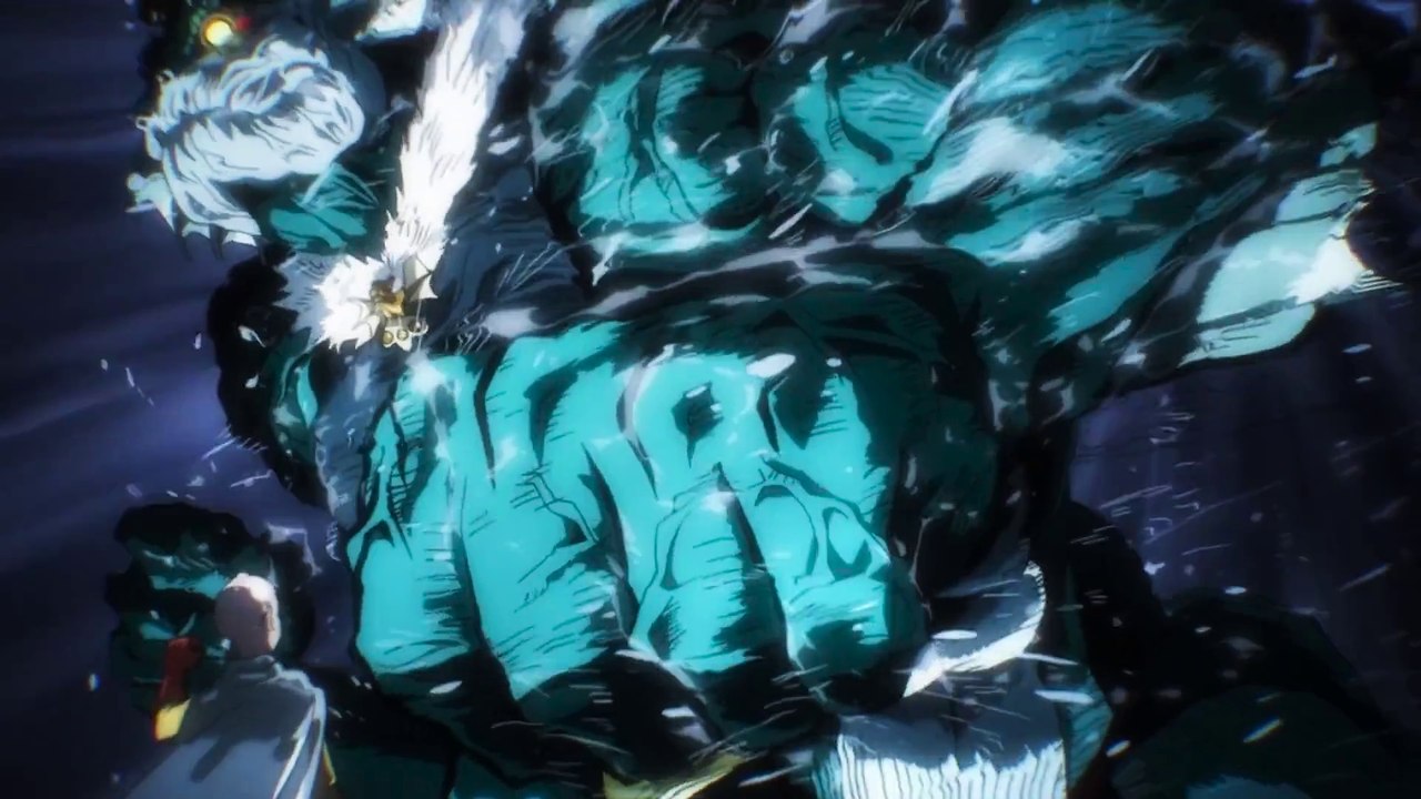 Saitama, Genos & Mumen Rider vs Deep Sea King | One Punch Man Season 1 ...