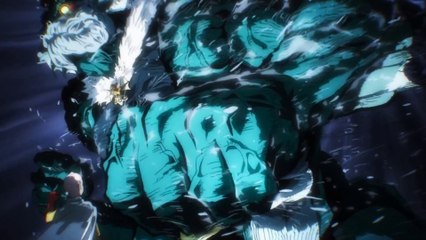 Saitama,  Genos & Mumen Rider vs  Deep Sea King | One Punch Man Season 1