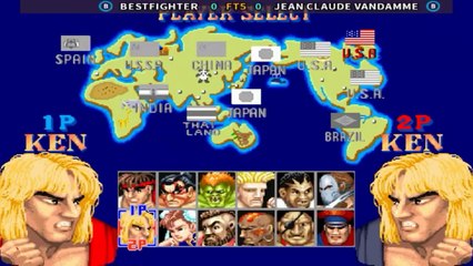 Bestfighter Vs Jean Claude Vandamme - Street Fighter II' Champion Edition - FT5