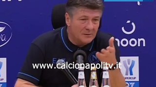 Napoli-Fiorentina 3-0 18/1/24 conferenza stampa Walter Mazzarri