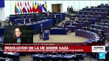 Informe desde Bruselas: Parlamento Europeo pide alto el fuego en Gaza con condiciones