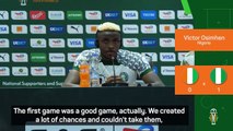 Nigeria's Osimhen enjoys 'statement' AFCON win over hosts Cote d'Ivoire
