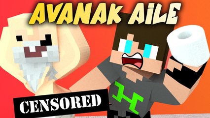  DAMAT HAN KANAL POPO YIKIYOR | AVANAKLAR AİLESİ #1 | MİNECRAFT KOMİK HİKAYE | @HanKanaL