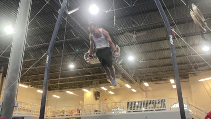 RINGS WORKOUT (SWING/STRENGTH WORK) - SPARTAN GYMNASTICS