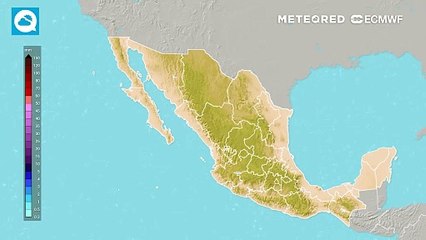 Acumulado de lluvias en milímetros