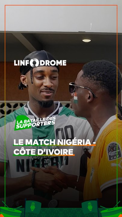 La bataille des supporters: Match Côte d'Ivoire vs Nigéria #short