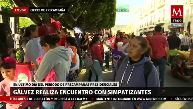 Inicia cierre de precampaña de Xóchitl Gálvez en Acámbaro, Guanajuato