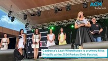 Canberra mum is crowned Miss Priscilla at the Parkes Elvis Festival
