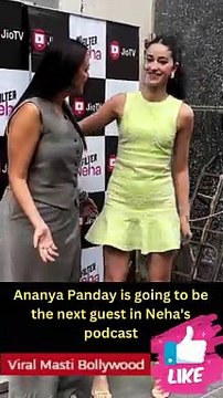 Ananya Panday & Neha Dhupia first Recording Of No Filter Neha Season 6 Viral Masti Bollywood