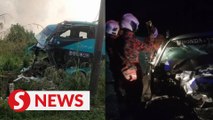 Two killed in bus-car collision in Rantau Panjang