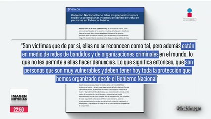 Son víctimas que no se reconocen como tal: Ministerio del Interior de Colombia sobre escorts secuestradas