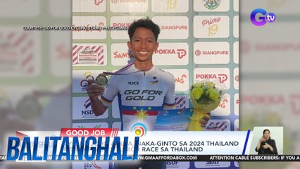 Cyclist John Aguja, naka-ginto sa 2024 Thailand MTB Cup-Men's Junior Race sa Thailand | BT