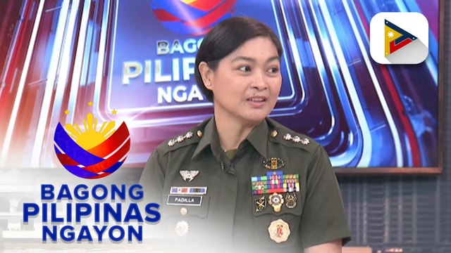 Panayam kay AFP spokesperson Col. Francel Margareth Padilla