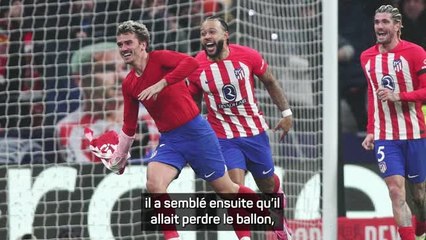 Atlético de Madrid - Simeone : "Griezmann, un footballeur magique"