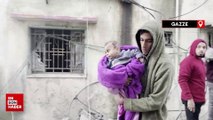 İsrail'in saldırısında hayatta kalan Filistinli bebek enkazdan çıkarıldı