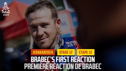 Brabec's first reaction - Stage 12 - #Dakar2024