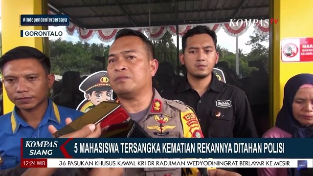 Polisi Menahan 5 Mahasiswa Tersangka Kasus Kematian Maba IAIN Gorontalo
