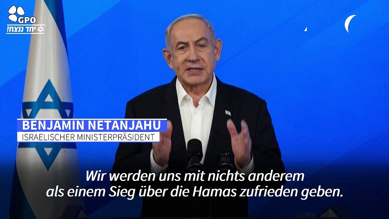 Netanjahu: Krieg 'wird noch Monate dauern'