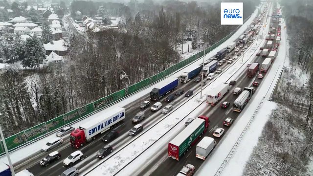 Maltempo: ondata di neve e freddo in Francia e Belgio