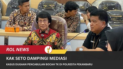 Kak Seto Dampingi Mediasi Kasus Dugaan Penc*bulan Bocah TK Di Polresta Pekanbaru