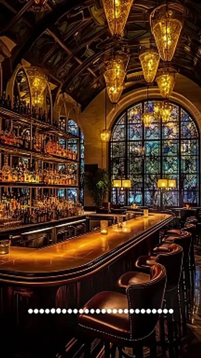 Jazz Lounge Bar  Relaxing Saxophone Jazz Music - Soothing Background Music in Cozy Bar Ambience