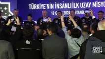 Selçuk Bayraktar uzay yolculuğunu Taksim’de izledi