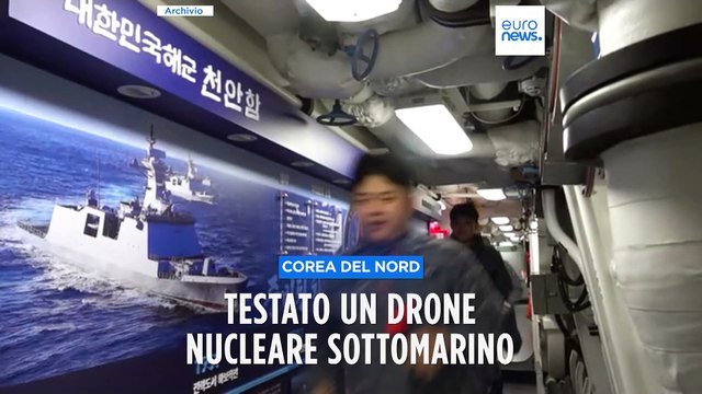 Corea del Nord: Kim testa un drone nucleare sottomarino