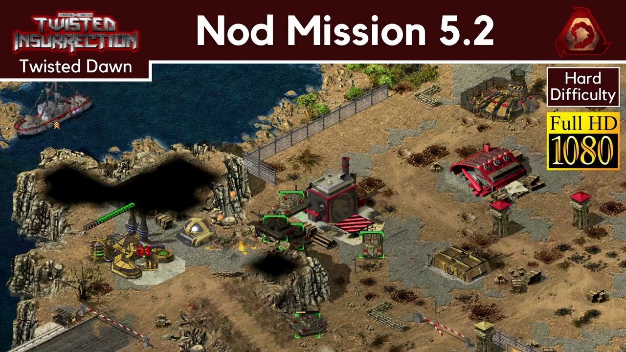 How to Beat C&C Twisted Dawn Nod Mission 5: Warthog Hunt Pt 2/2 - Hard - 1080p HD