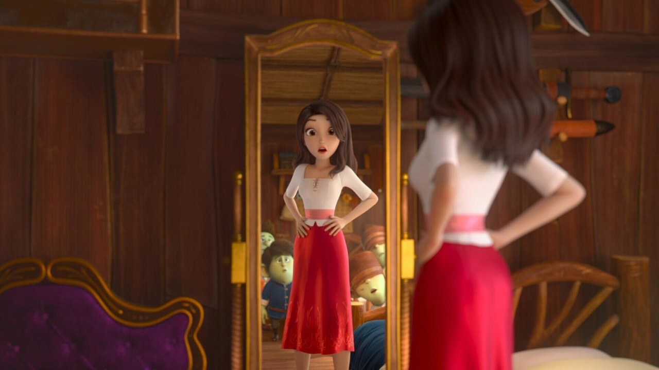 Blanche Neige, les souliers rouges et les 7 nains